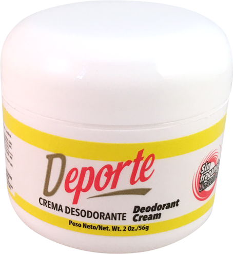 Crema Desodorante Deporte Sin Fragancia